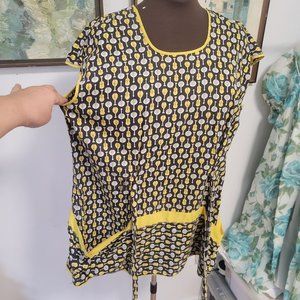 Vintage Apron House Jacket /Smock Cotton